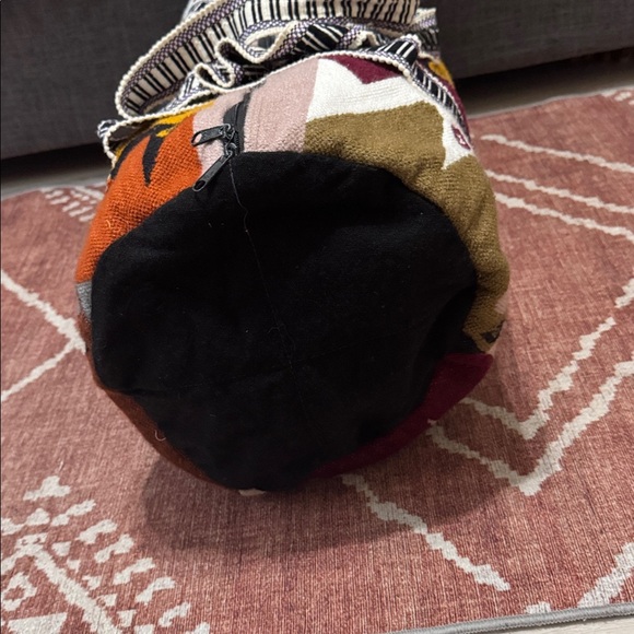 Southwestern Kilim Wool Blend Weekender Duffel Bag | Boho Travel Bag - Picture 5 of 9